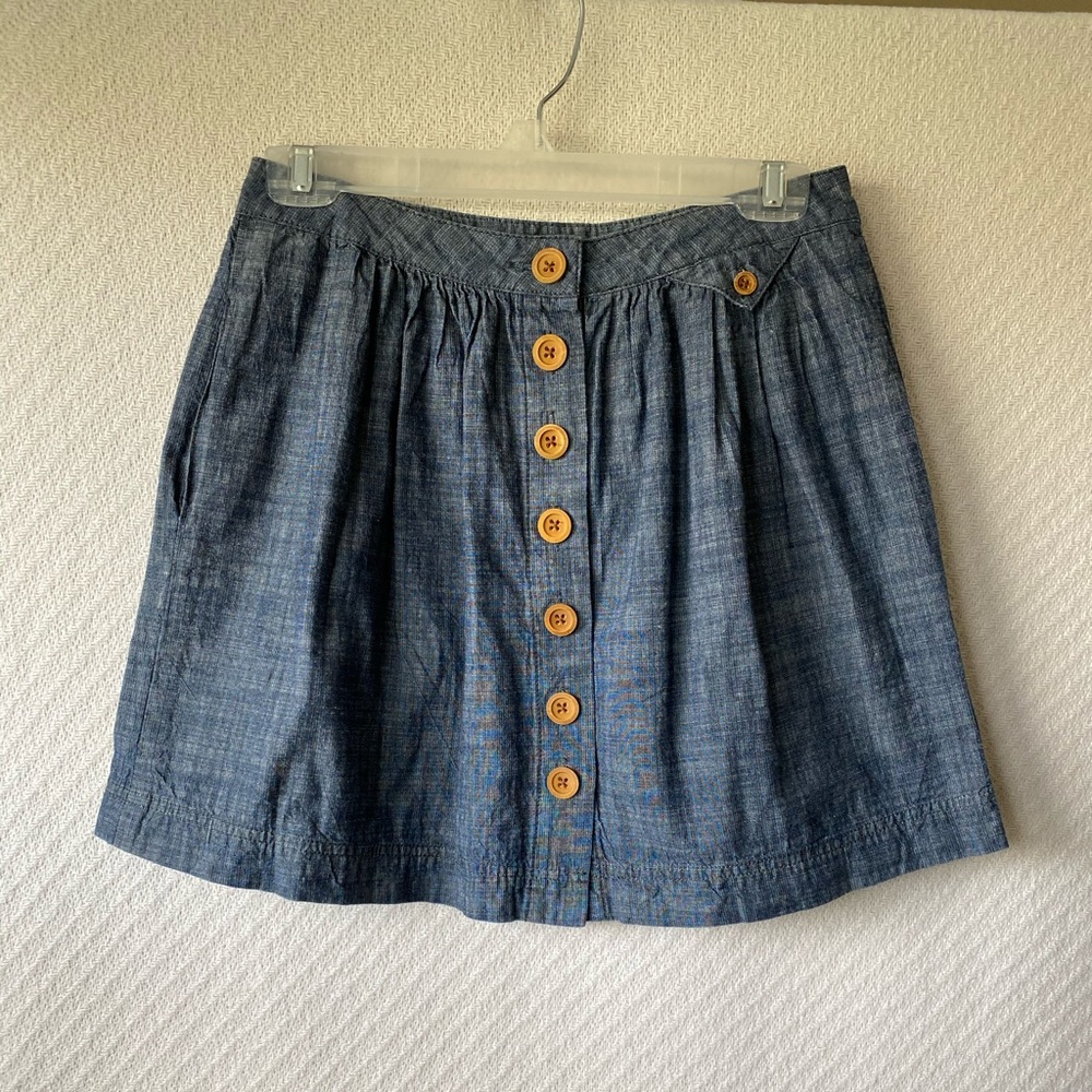 BDG Urban Outfitters Cotton Blue Skirt- S